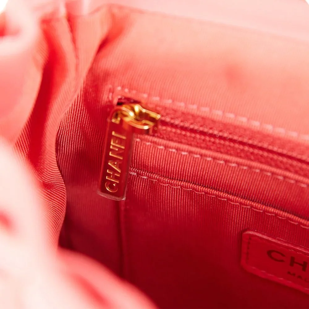 Chanel Mini Urban Spirit Backpack Rose Lambskin Gold Hardware - Picture 9 of 9
